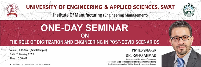 Seminar on “The Role of Digitization and Engineering in the Post-COVID Scenarios”